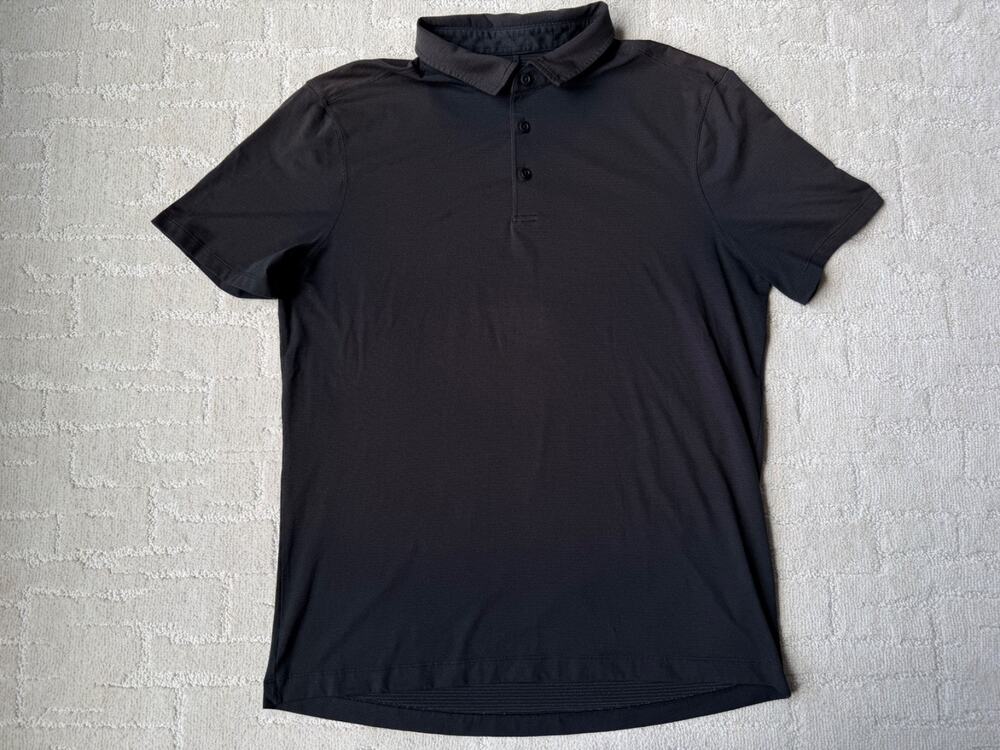 Lululemon Polo Shirt Mens Performance Golf Athletic Stretch Tech